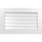 Ekena Millwork Vertical Surface Mount PVC Gable Vent: Functional, w/ 3-1/2"W x 1"P Standard Frame, 32"W x 20"H GVPVE32X2001SF - alternate 1
